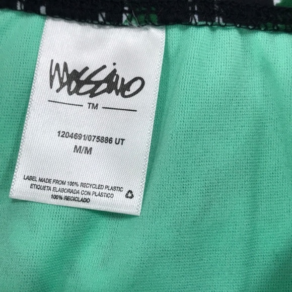 NWOT Mossimo Printed High Waist Lace-Up Bikini Bottom - Picture 4 of 5